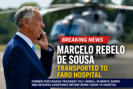Marcelo Rebelo de Sousa Transported to Faro Hospital After Feeling Unwell in Monte Gordo