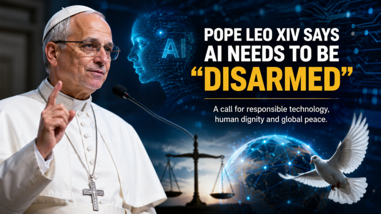 Pope Leo XIV Says AI Needs to Be “Disarmed”: Here’s Why