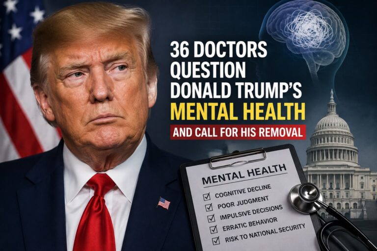 36 Doctors Question Donald Trump’s Mental Health and Call for His Removal